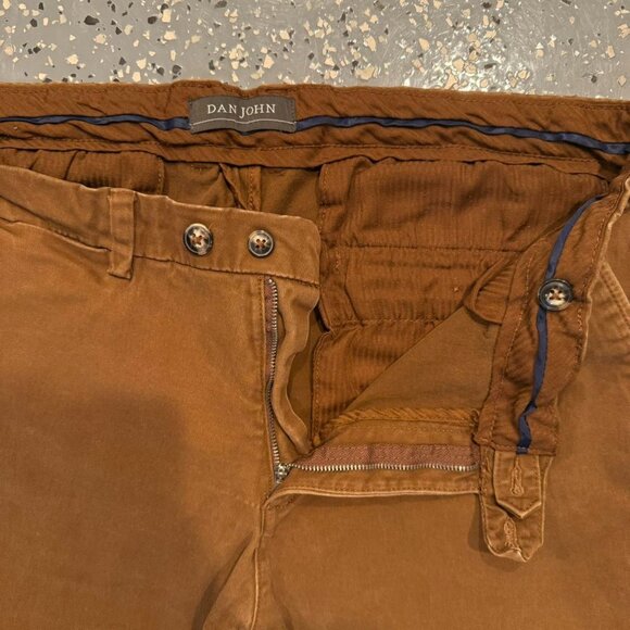 Dan John brown straight leg chino pants - Picture 2 of 4